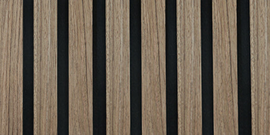 Pannello fonoassorbente WALNUT h2.400mm - Wood Lines Collection _ 36,00€/mq+iva