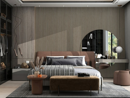 Pannello fonoassorbente WALNUT h2.800mm - Wood Lines Collection _ 40,00€/mq+iva